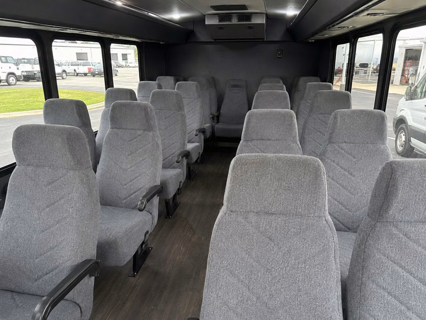 15 passenger minibus interior