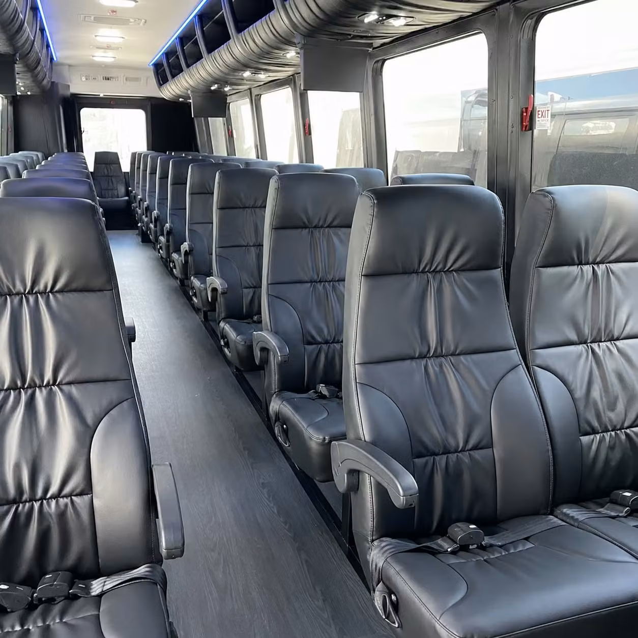28 passenger minibus inside
