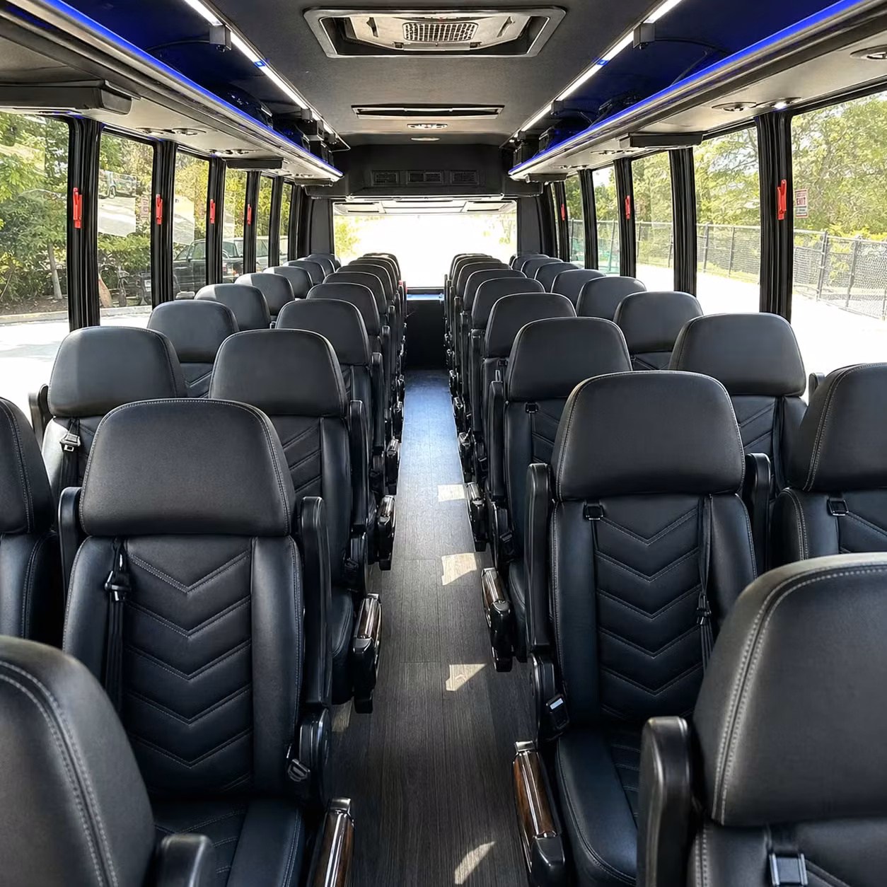 30 passenger minibus inside