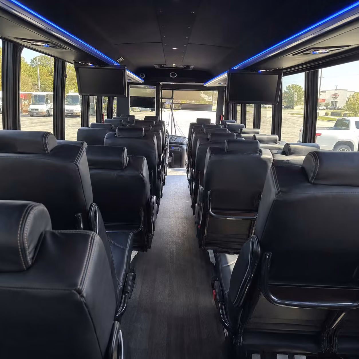30 passenger minibus interior