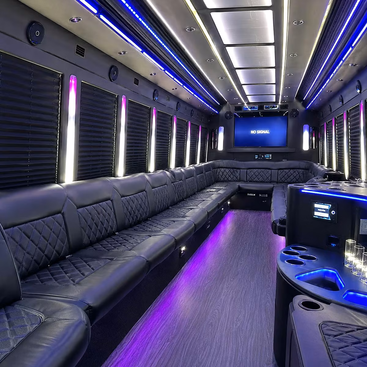 party bus interior