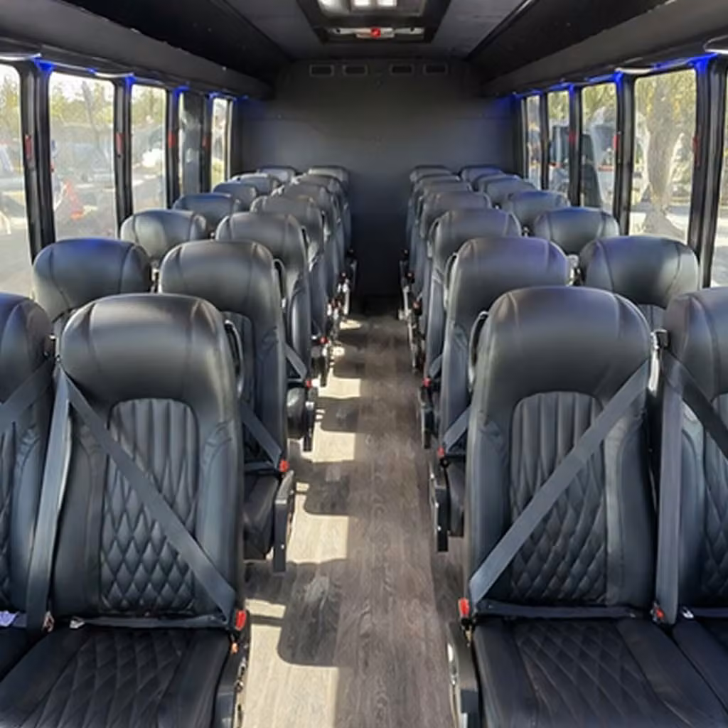 roseville 35 passenger minibus rental