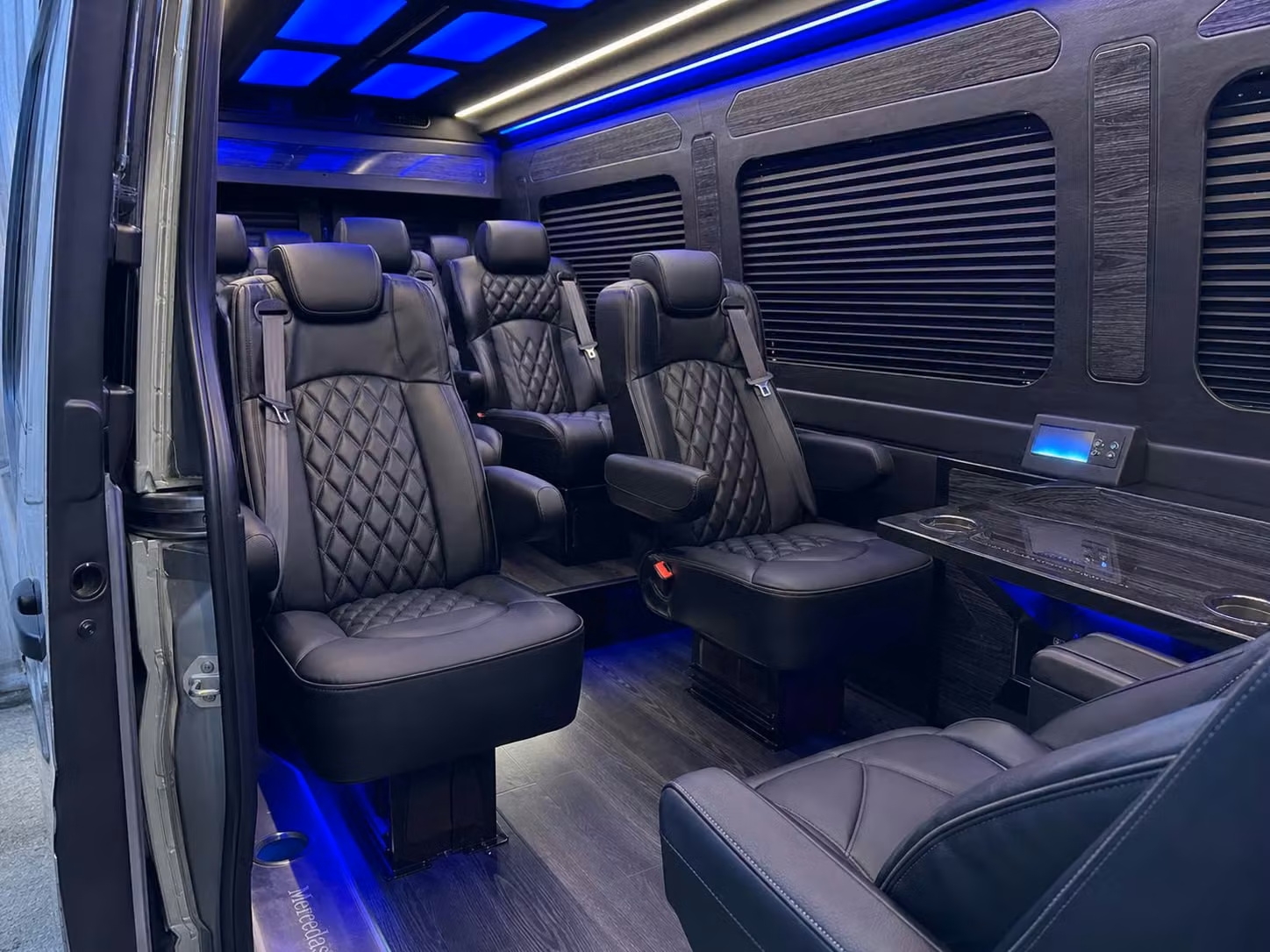 sprinter van transportation for groups and events across roseville
