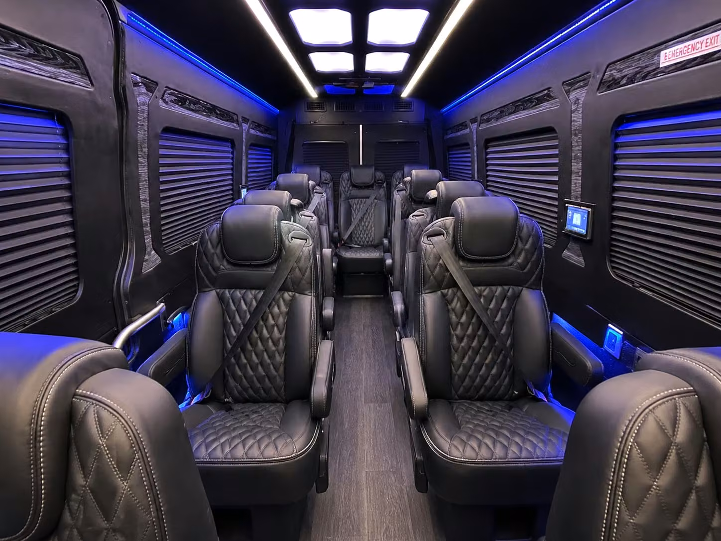 sprinter van with driver inside